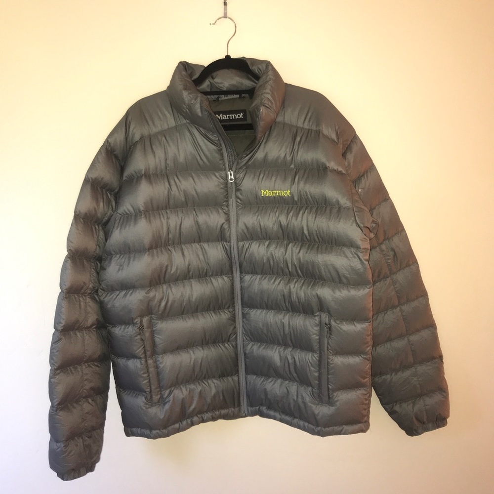 Marmot Grey 800 Fill Down Jacket Men’s XL